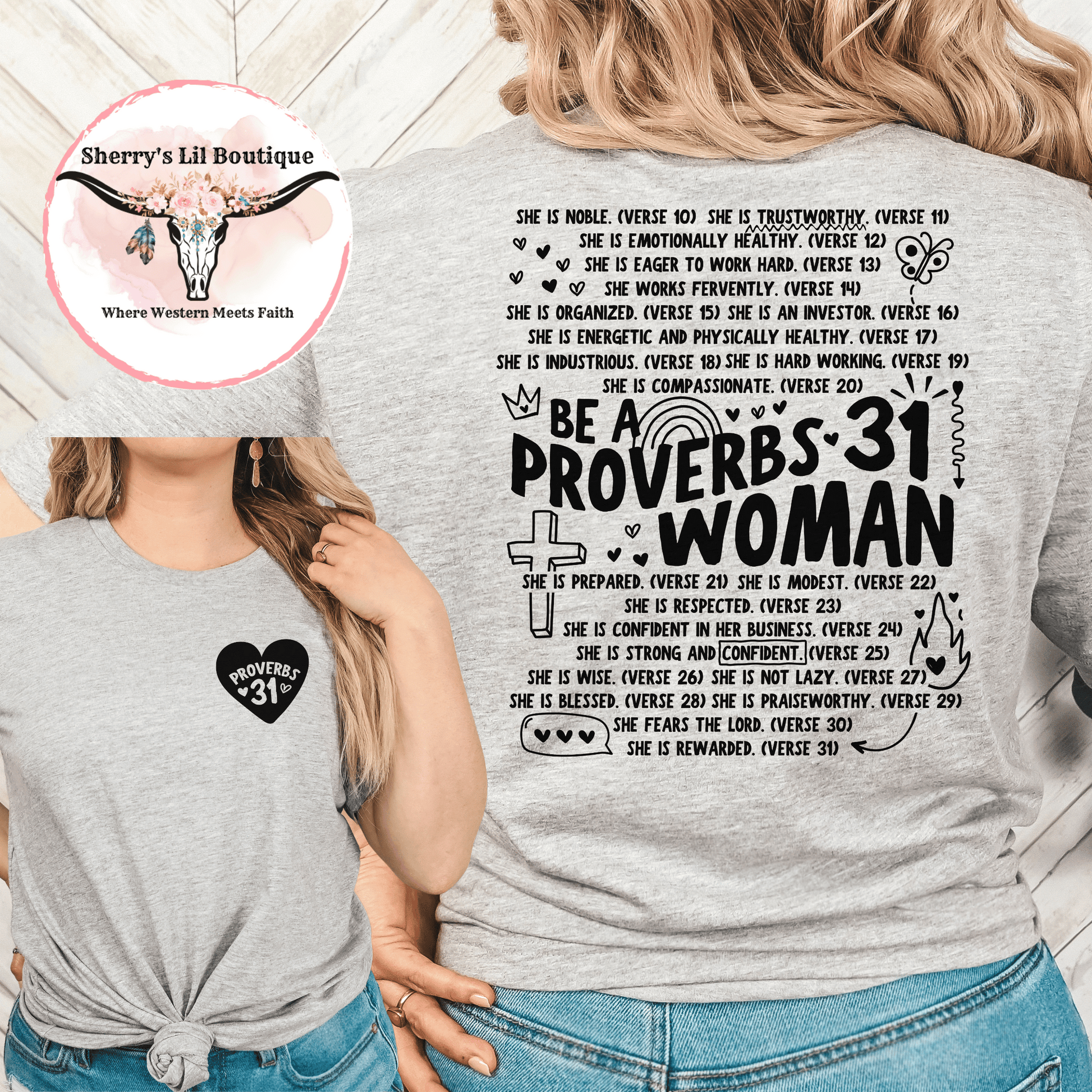 Grey Proverbs 31 Woman